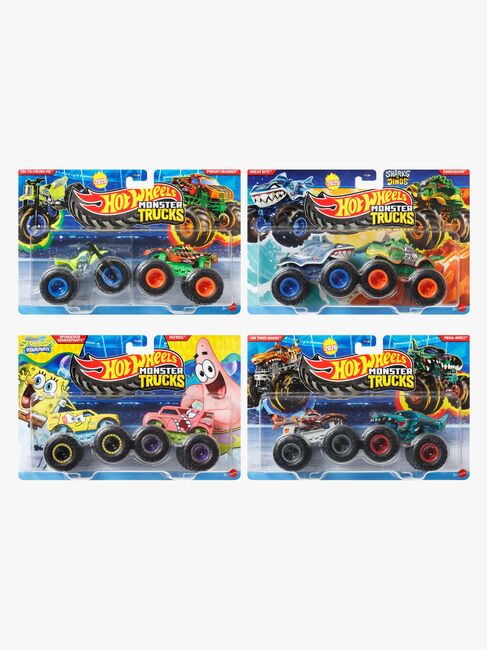 Hot Wheels Monster Trucks 1:64 2-pak Blandet Udvalg