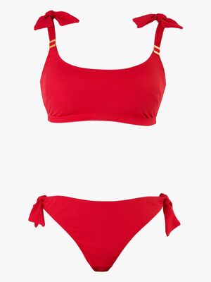 Cache Coeur Porto Vecchio Bikini, Red