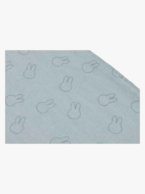 Jollein Tæpper/ Stofbleer i Musselin Miffy 3-pak, Sea Green