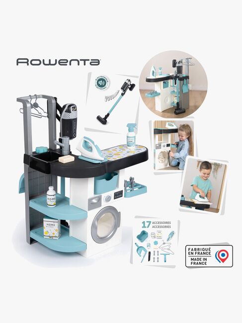 Smoby Rowenta Wash&Clean Vasketøjs- og Rengøringssæt
