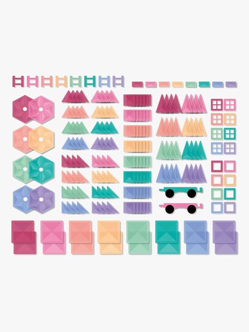 Connetix Magnetiske Byggeklodser Pastel Mega 202 Dele