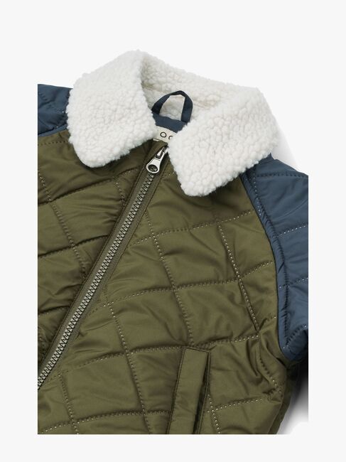 LIEWOOD Mira  Quiltet Jakke, Classic Navy/Army Brown