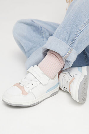 Nordbjørn Fido Sneakers, Hvid/Lyserød