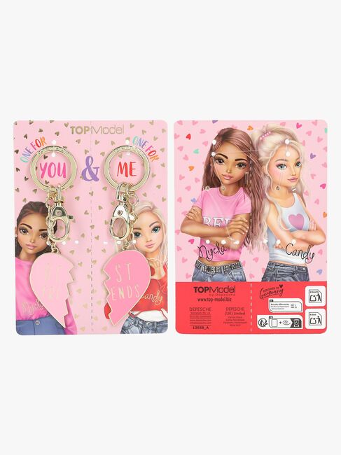 TOPModel Nøgleringe BFF 2-pak, Blandet