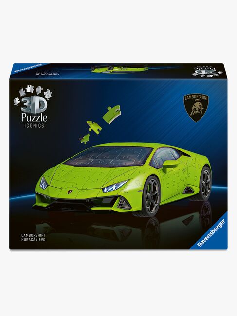 Ravensburger Iconics 3D-puslespil Lamborghini Huracán EVO-Verde 158 Brikker