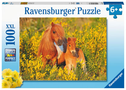 Ravensburger Puslespil Shetlands Pony 100 Brikker