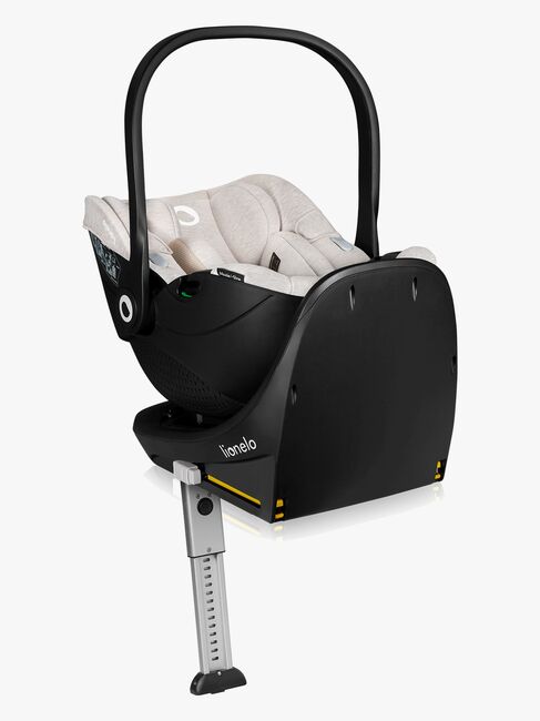 Lionelo Moxie i-Size Autostol Baby inkl. Base, Beige Sand