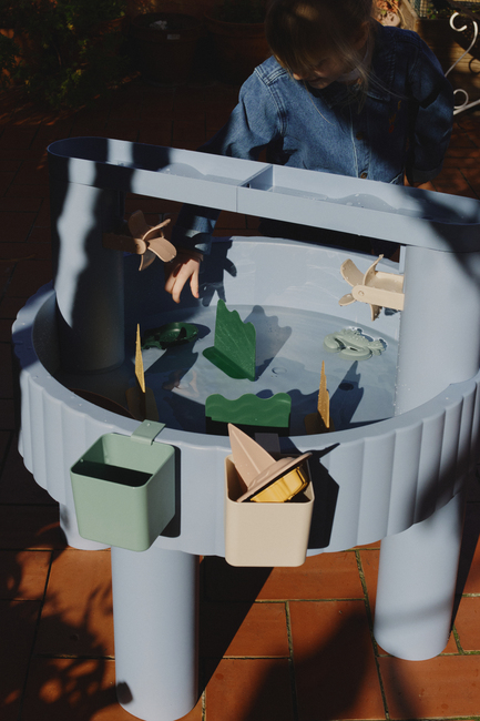 LIEWOOD Sepp Aktivitetsbord Vand & Sand, Blå