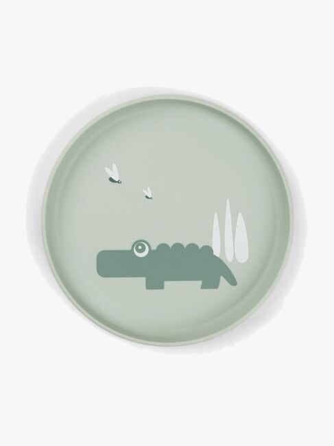 Done By Deer Foodie Tallerken Croco, Grøn