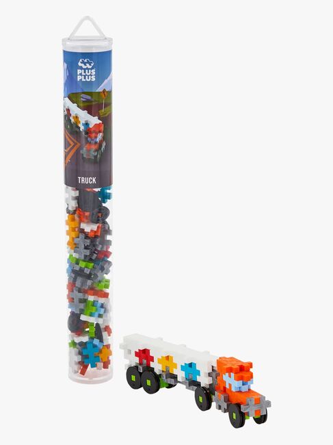 Plus-Plus Byggesæt med Bundplade & Tube Transportmiddel 4x100 Dele