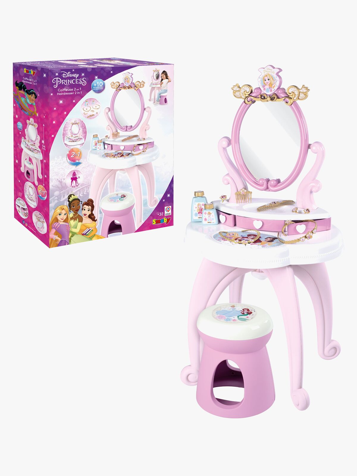 Smoby Disney Princess 2-in-1 Frisørsalon