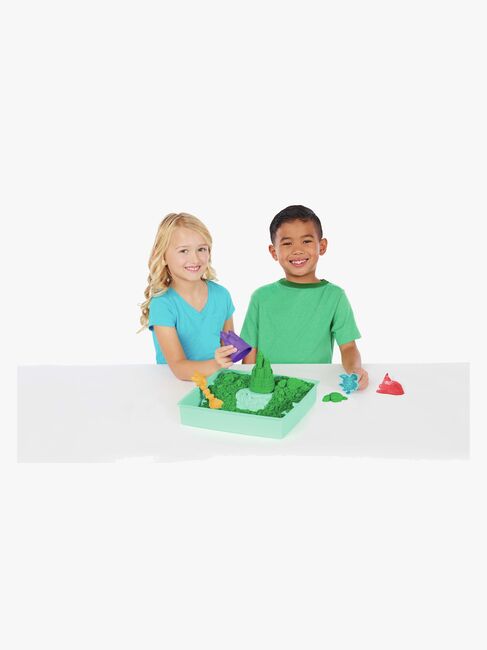 Kinetic Sand Legesæt Sandkasse Grøn