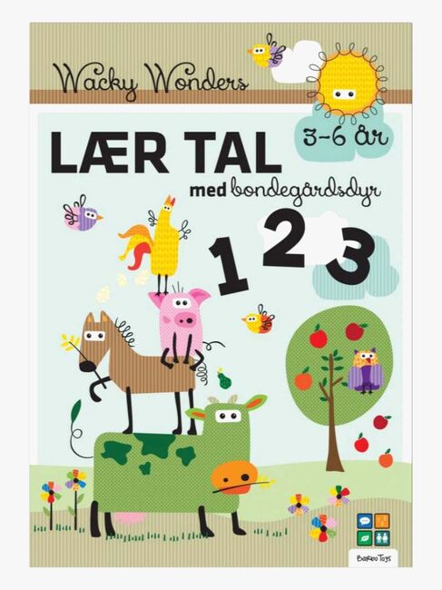 Aktivitetsbog Lær Tal med Wacky Wonders Bondegårdsdyr