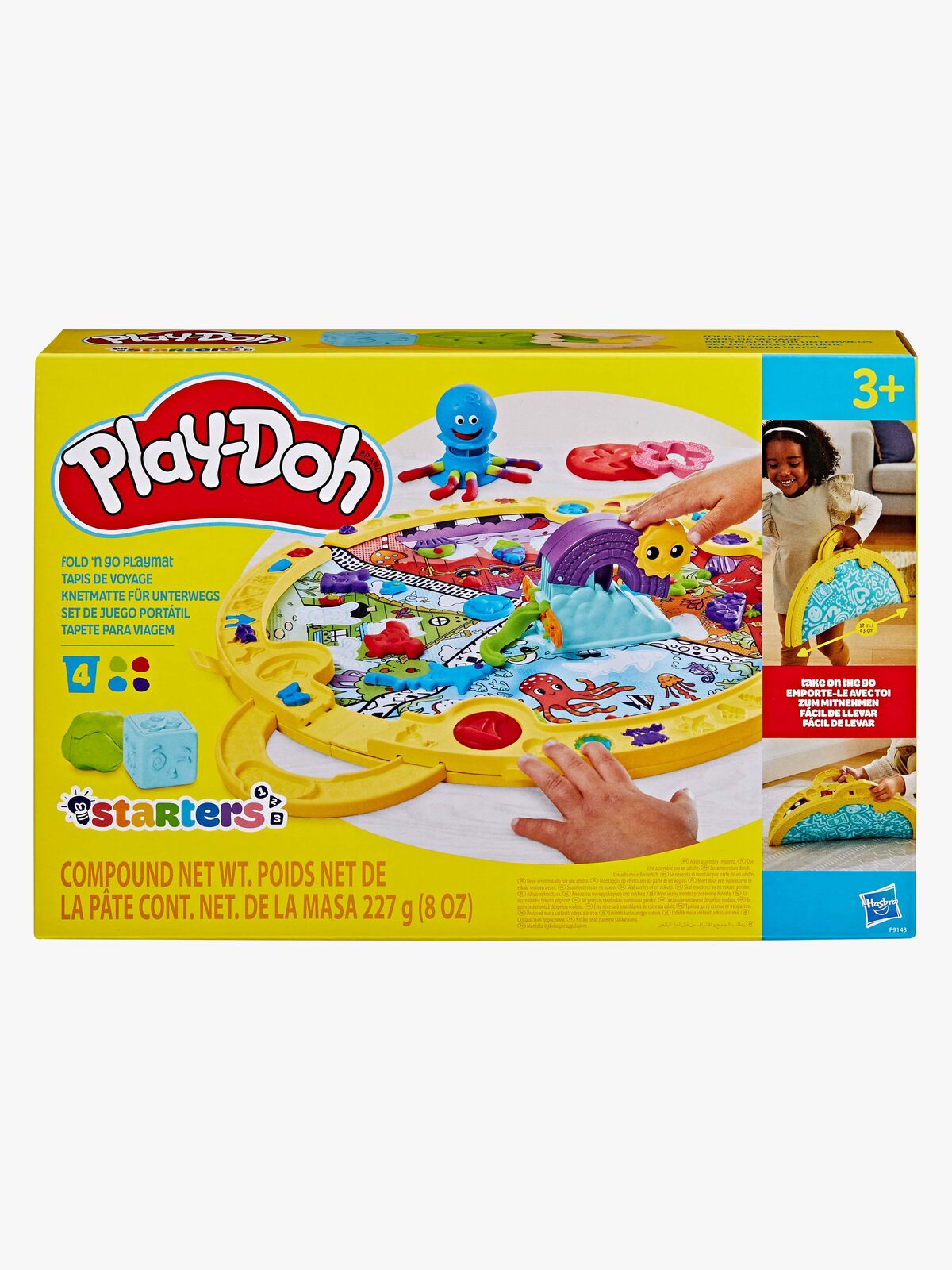 Play-Doh Fold and Go Startsæt med Legetæppe