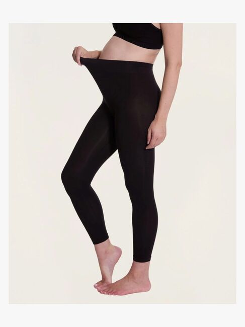 Cache Coeur CURVE SEAMLESS Graviditetsleggings, Black