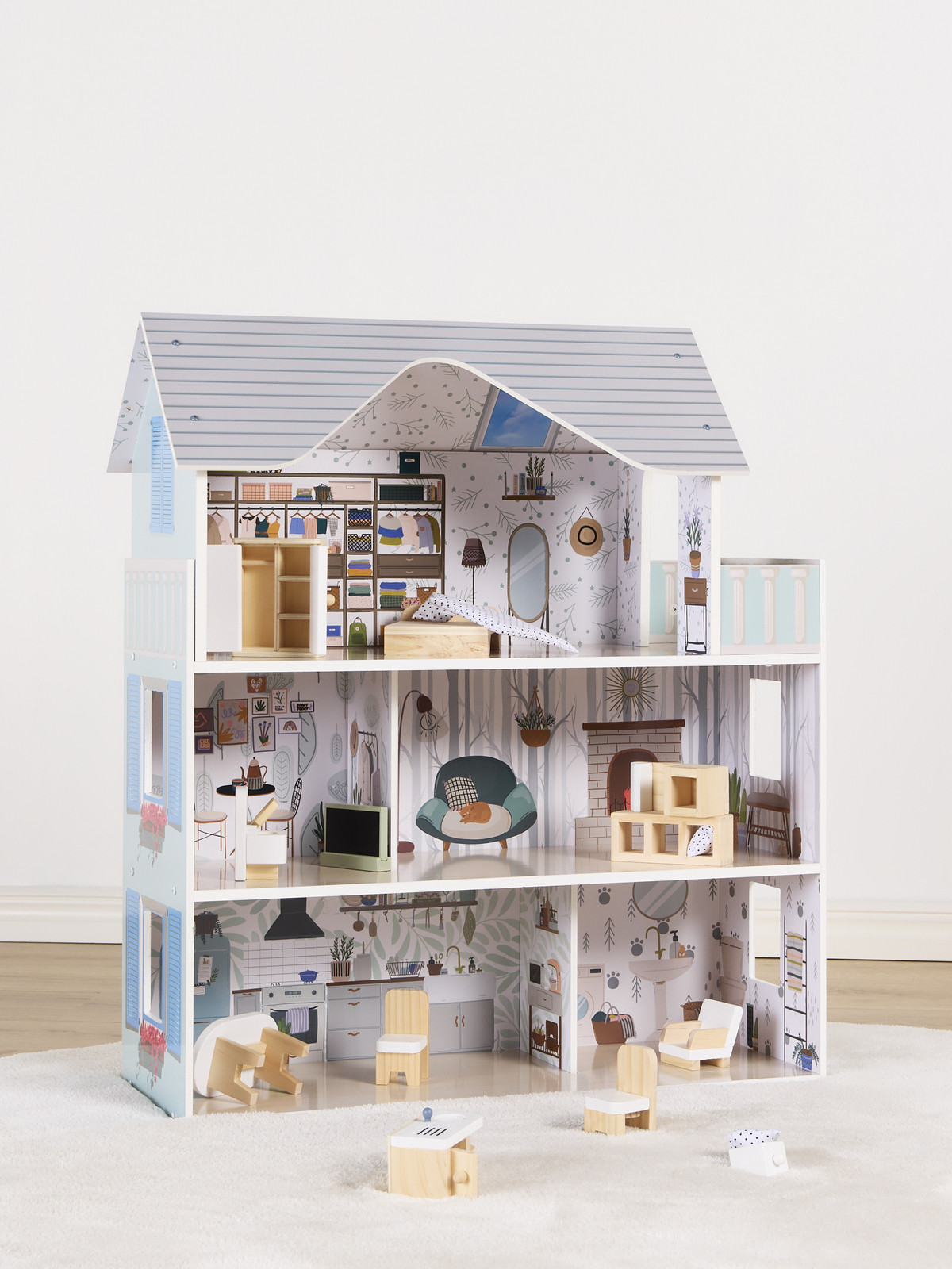 Edufun Sarah Dukkehus, Blå