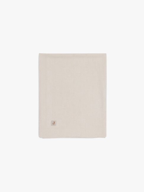 Jollein Strikket Tæppe Cozy, Ivory
