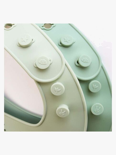 A Little Lovely Company Silikonehagesmæk 2-pak, Skovens Venner