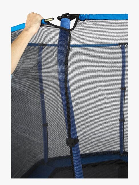 Plum Junior Jumper Trampolin inkl. Beskyttelsesnet 220 cm, Blå/Grøn