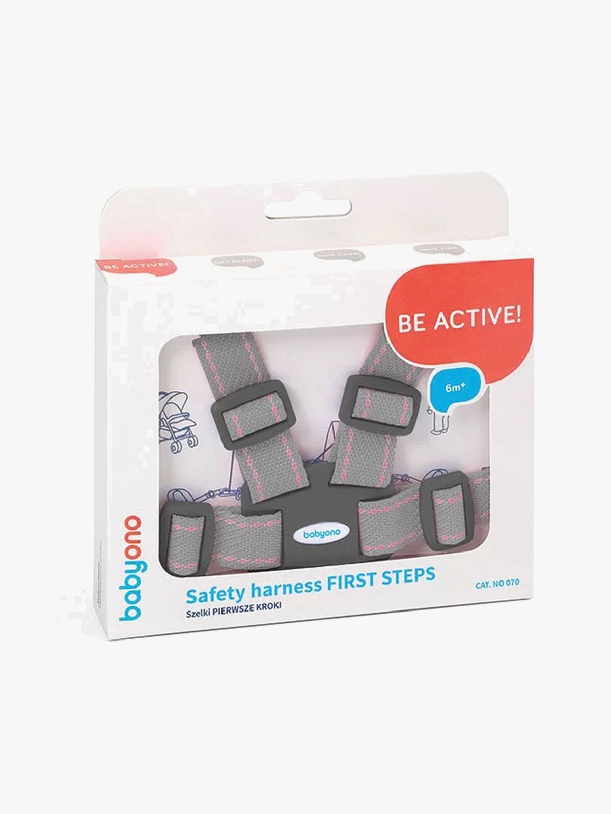 Babyono Gåsele First Steps, Lyserød