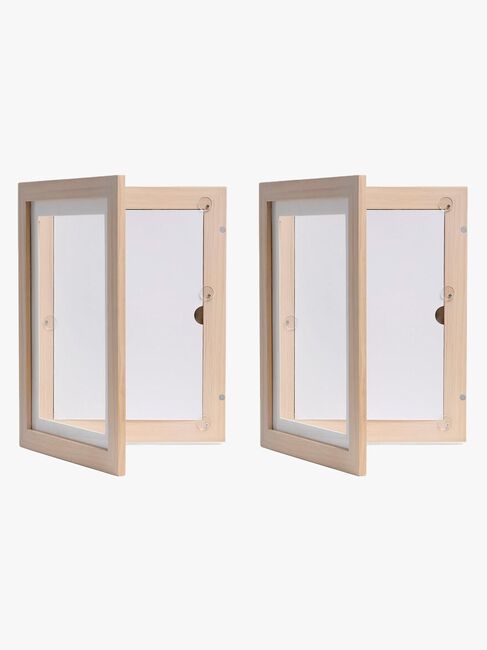 Minitude OLIVER Åbningsbar Ramme A4 2-pak 100 Sider, White wash