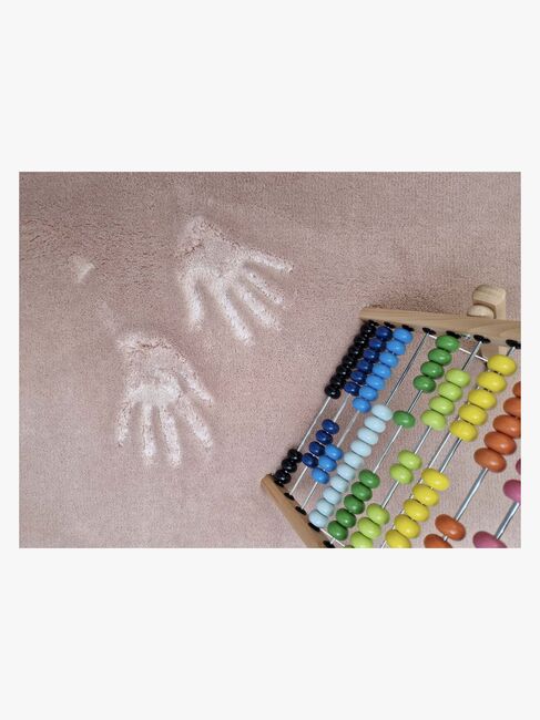 KM Carpets Cozy Gulvtæppe 80x160, Dusty Pink