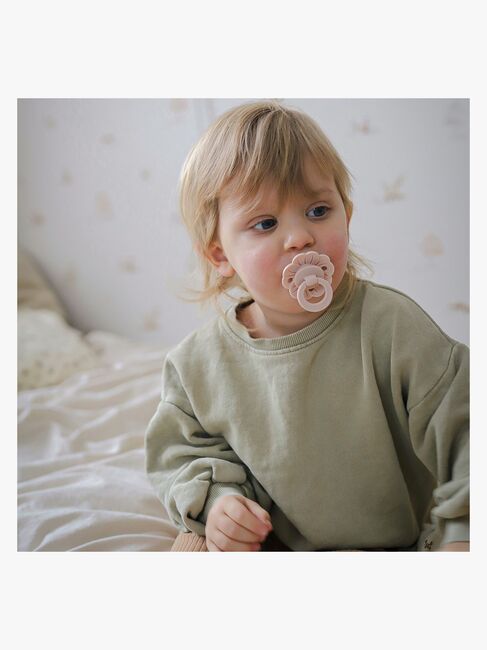 Elodie Binky Bloom Sut Newborn, Powder Pink