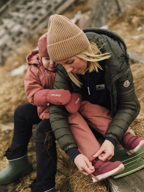 Viking Belle Butterfly 2V GTX Vinterstøvler, Dark Pink