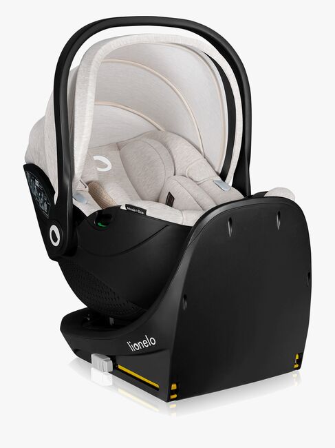 Lionelo Moxie i-Size Autostol Baby inkl. Base, Beige Sand