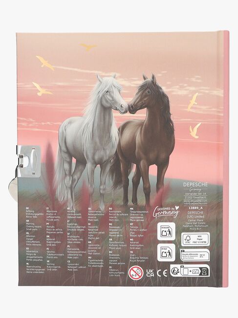 Miss Melody Dagbog med Hjertelås