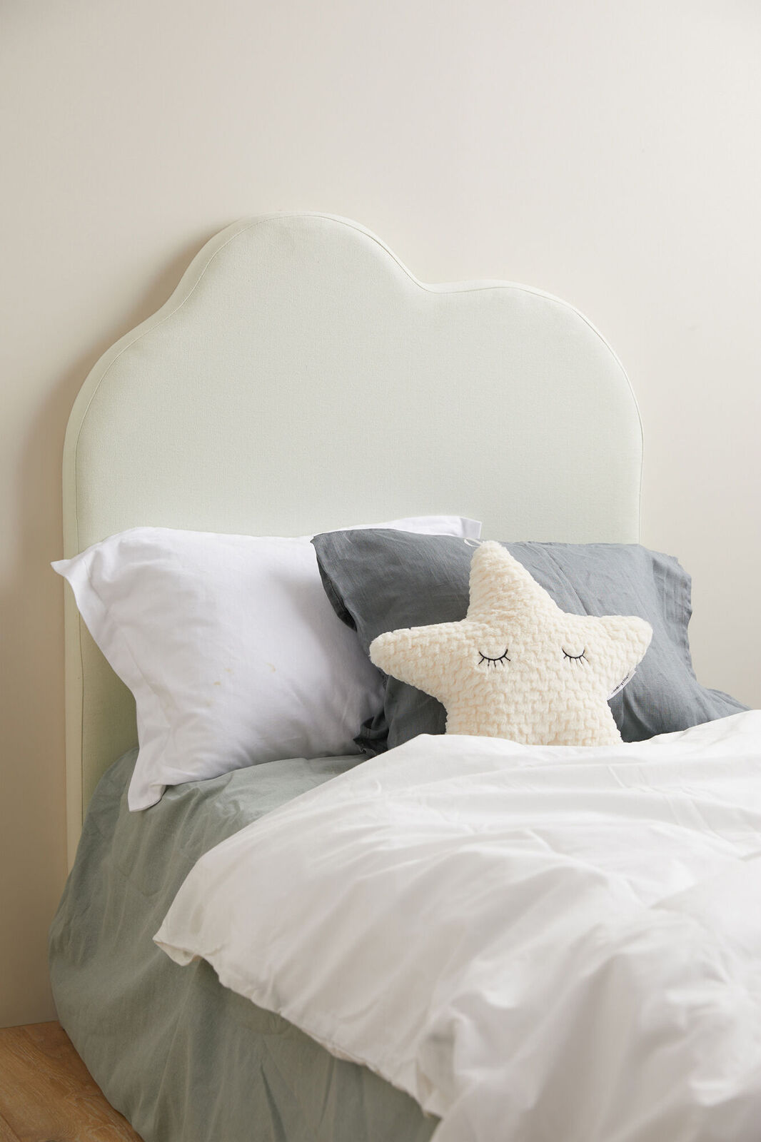 Alice & Fox Sengegavl Sky 100x80x7, Grøn/Beige