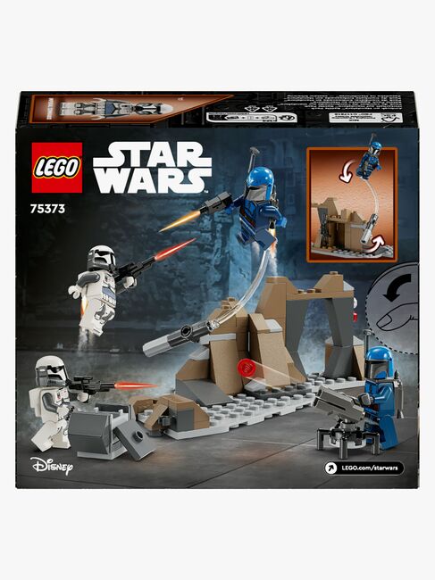 LEGO Star Wars 75373 Battle Pack med bagholdet på Mandalore