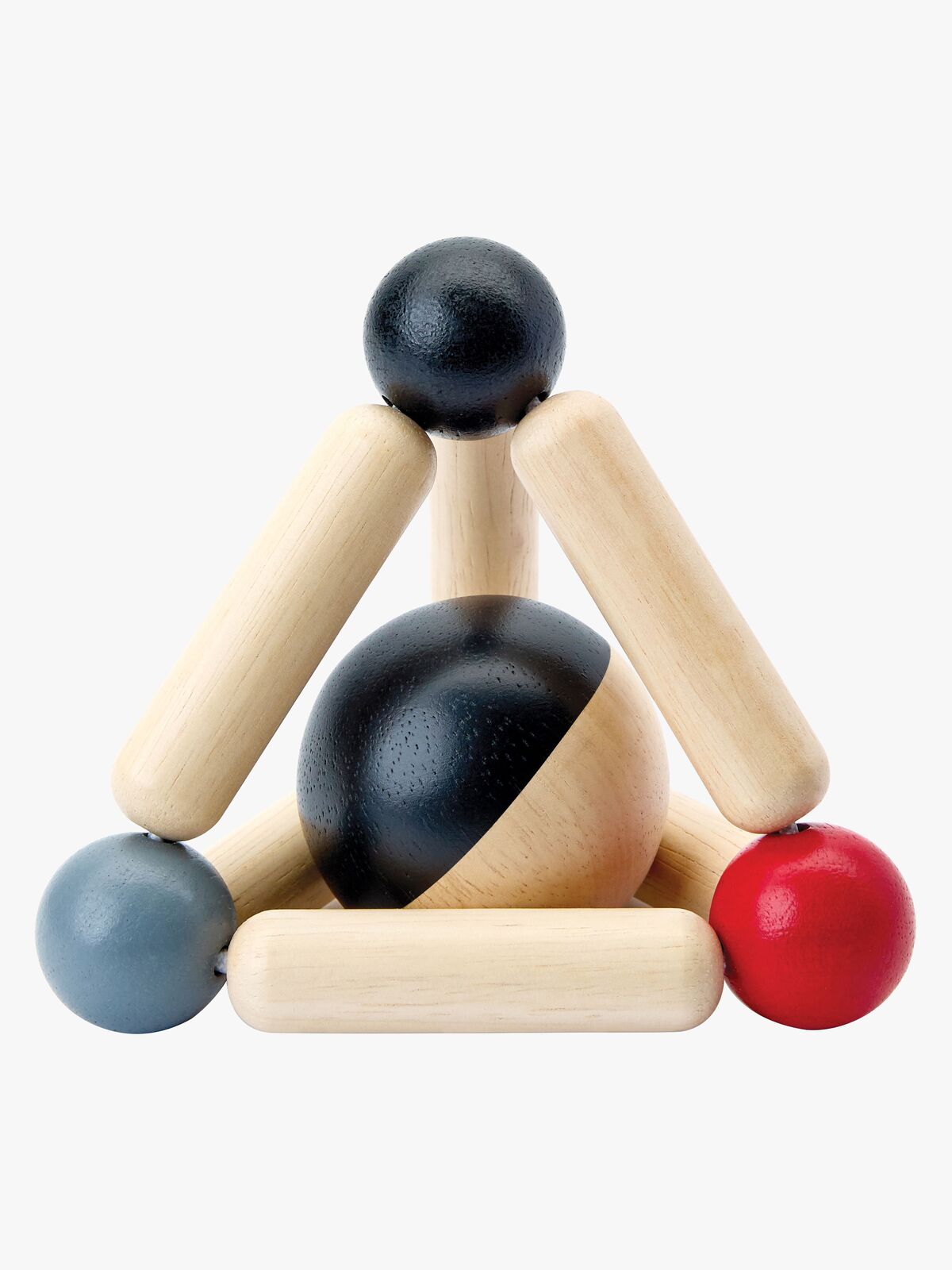 Plan Toys Triangle Clutching Motorisk Legetøj, High Contrast