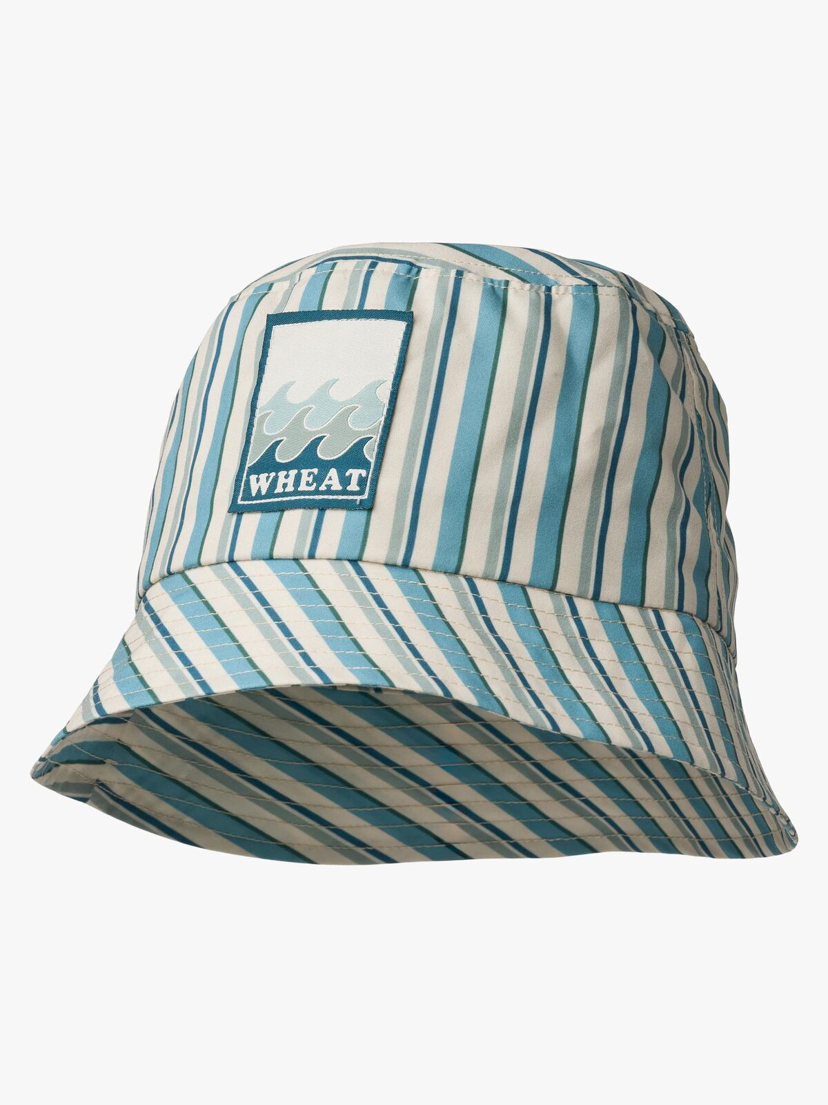 Wheat Tilo Badge Bøllehat, Aqua Stripe