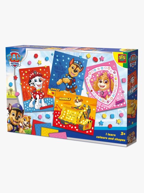 SES Creative Paw Patrol Kreasæt Jeg Lærer Om Fremstillet Af Form og Farver