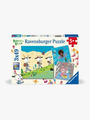 Ravensburger Bukkene Bruse Puslespil 3x49 Brikker