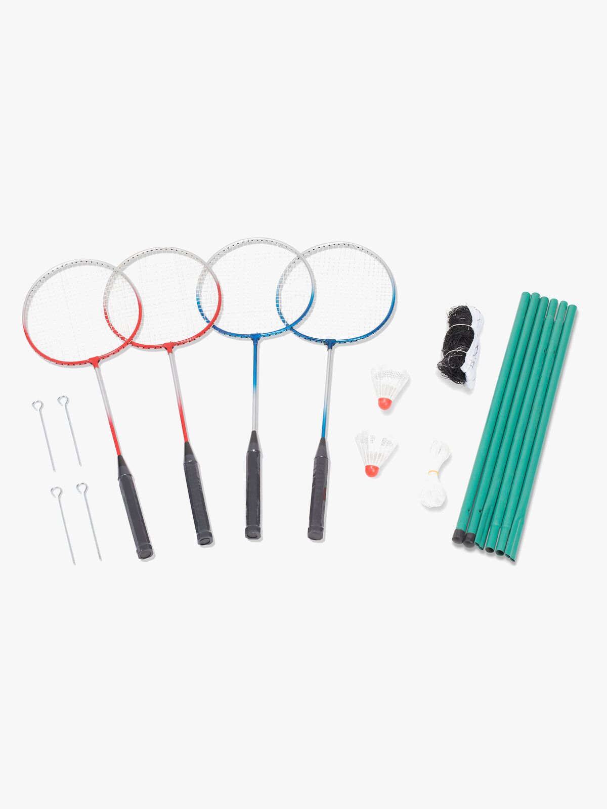 Pinepeak Badmintonsæt, Rød/Blå