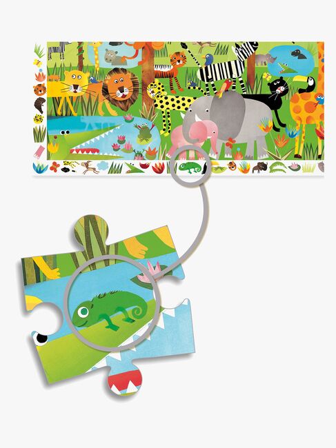 Djeco Observationspuslespil Jungle 35 Brikker