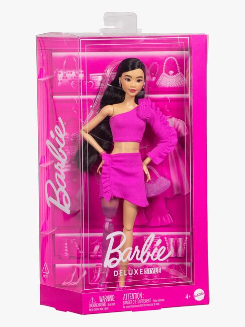 Barbie Deluxe Style Dukke Sort Hår & Benprotese