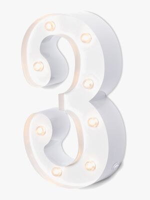 Alice & Fox Tallampe 3, Hvid