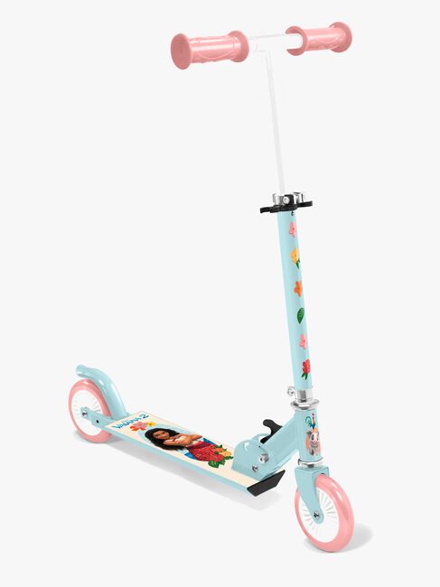 Stamp Vaiana Sammenklappeligt Løbehjul, Blå/Pink