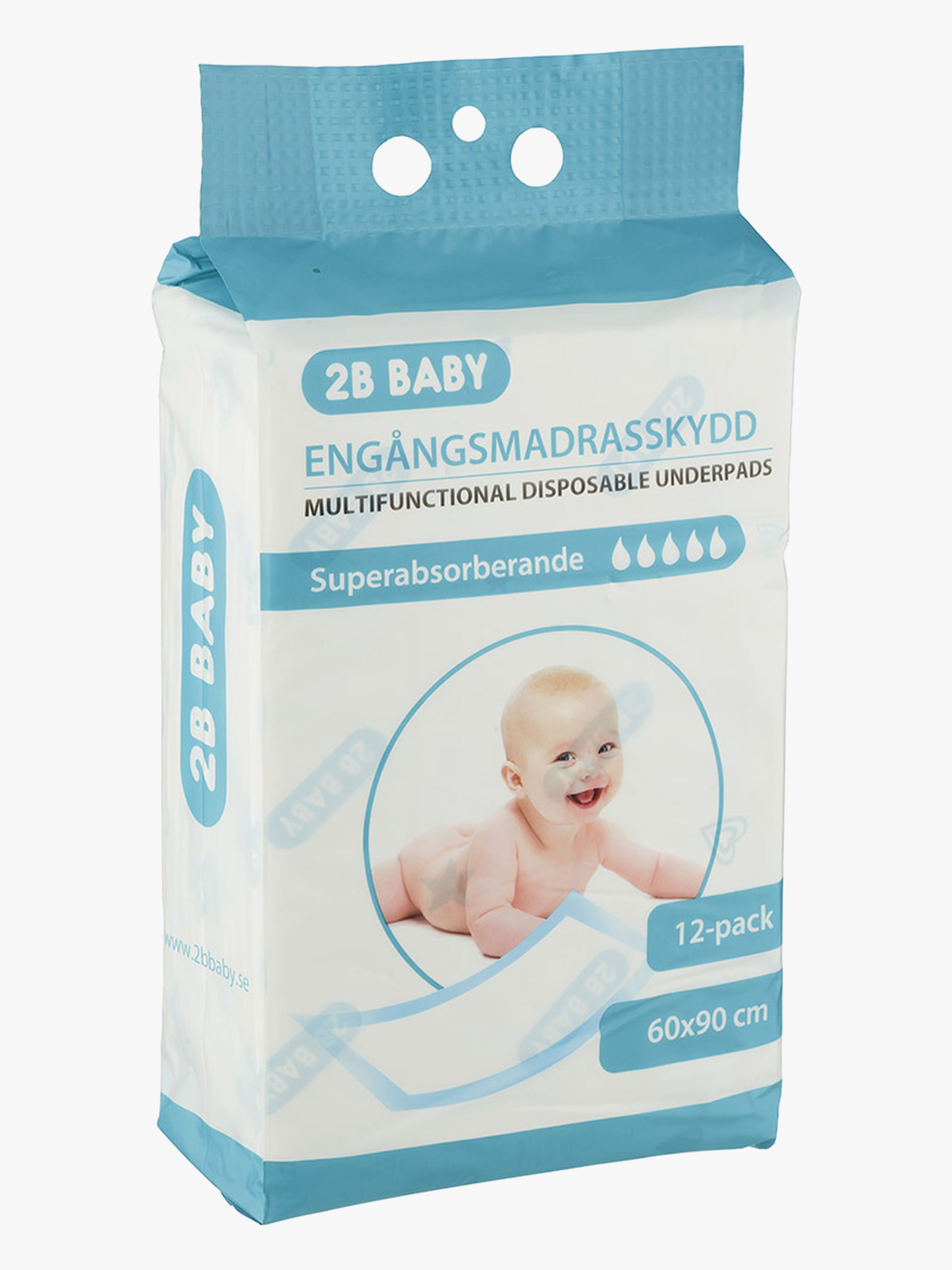 2B Baby Madrasbetræk 60x90cm 12-pak