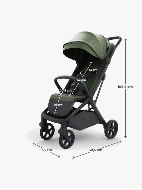 Kinderkraft NUBI 3 Klapvogn, Mystic Green
