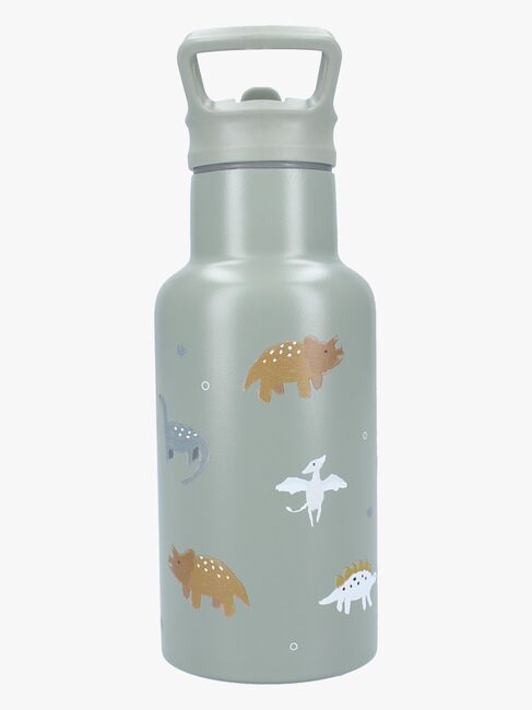 Kidzroom Stainless Steel Drikkedunk 350 ml Small Talk, Grøn