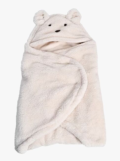Mini Dreams Bjørn Svøbetæppe, Off White