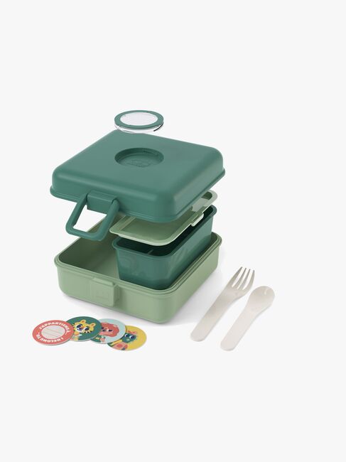 Monbento Snacky Bento Madkasse, Green Forest