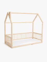 Minitude Nordic MASON Juniorseng, Natur med BabyMatex Carpathia Madras 70x160 cm