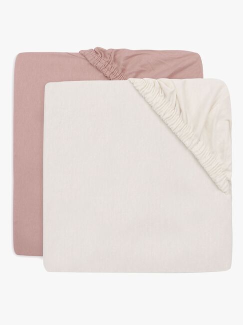 Jollein Stræklagener 2-pak 40x80, Wild Rose/Ivory