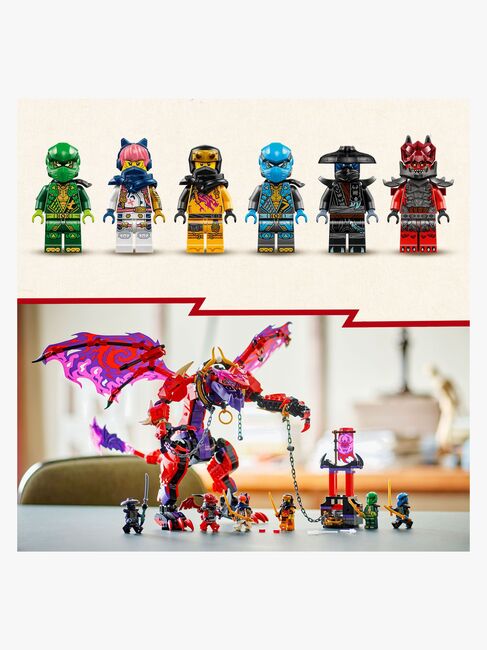 LEGO Ninjago 71832 Kaosdragen Thunderfang