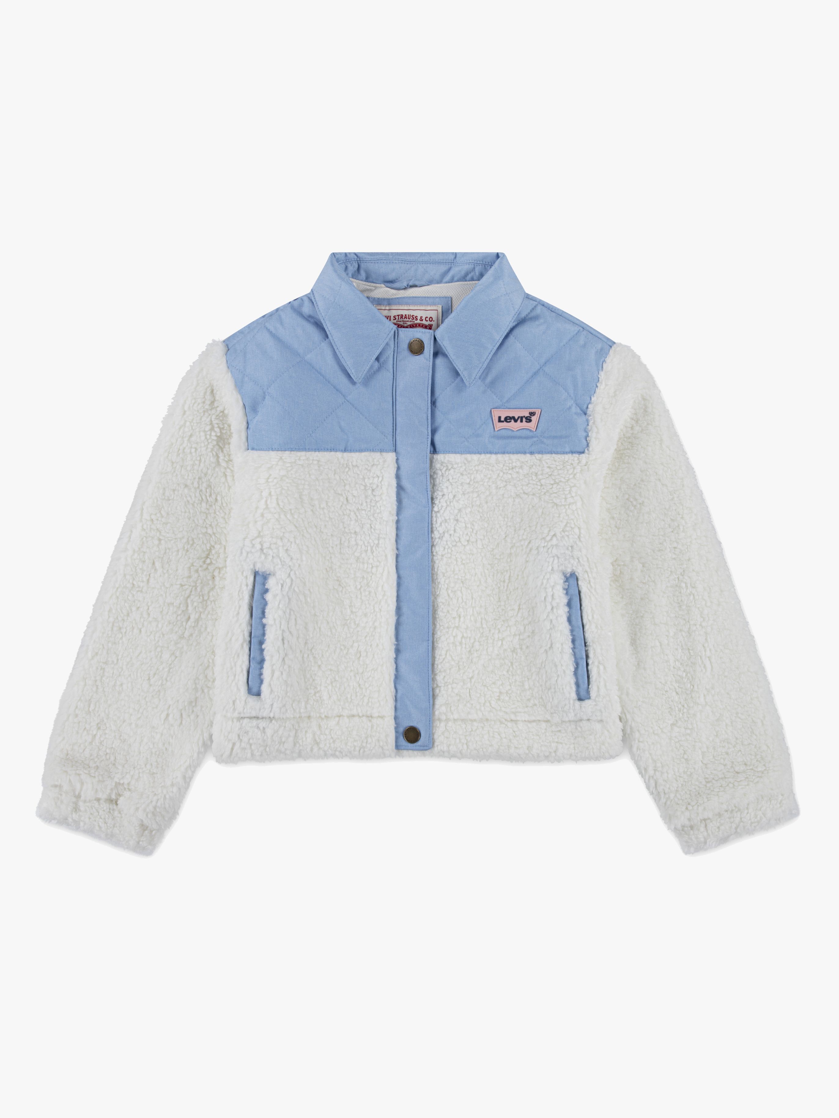 Levi's LVG Big PKT Sherpa Jakke, Blanc De Blanc, 158